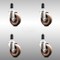 Service Caster 4 Inch 316SS High Temp Glass Filled Nylon 1-1/4 Inch Expanding Stem Caster Set SCC-SS316EX20S414-GFNSHT-114-4 - alternate 1